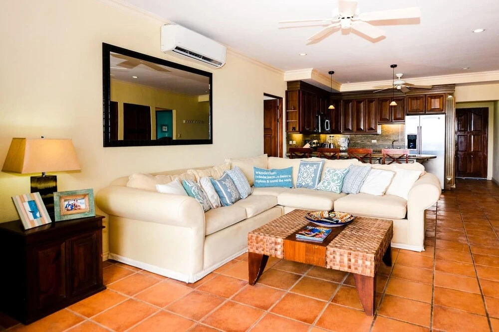 Elegant 3BR Beachfront Condo with Spacious Interior, Ocean-View Terrace & Direct Access to Playa Flamingo