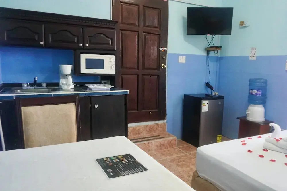 See Belize Seabreeze Sea View Studio With Balcony, Pool & Overwater Deck, 2nd FL