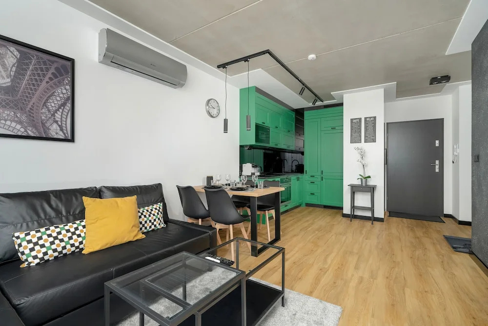 Black and Green Apartment by Renters