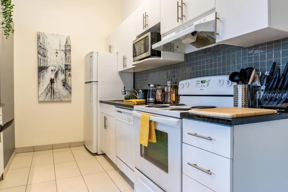 Comfy DT Loft w Parking Rooftop Patio BBQ Gym