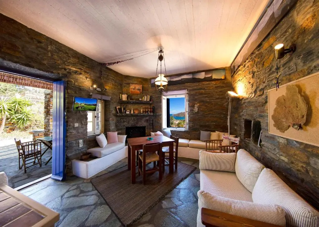 Stone house with a magical view