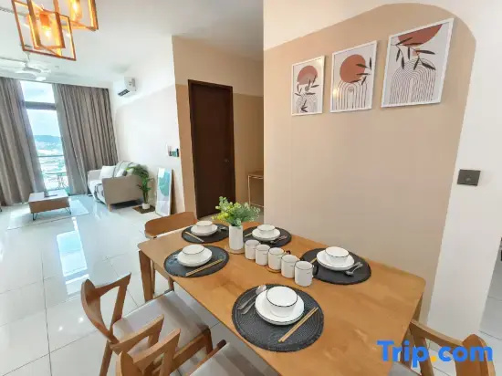 GreenHaven 1BR Pool View 6pax Netflix I Permas CIQ