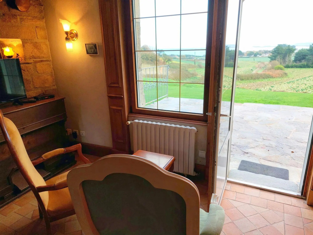 Granite House in Brittany with Sea Views