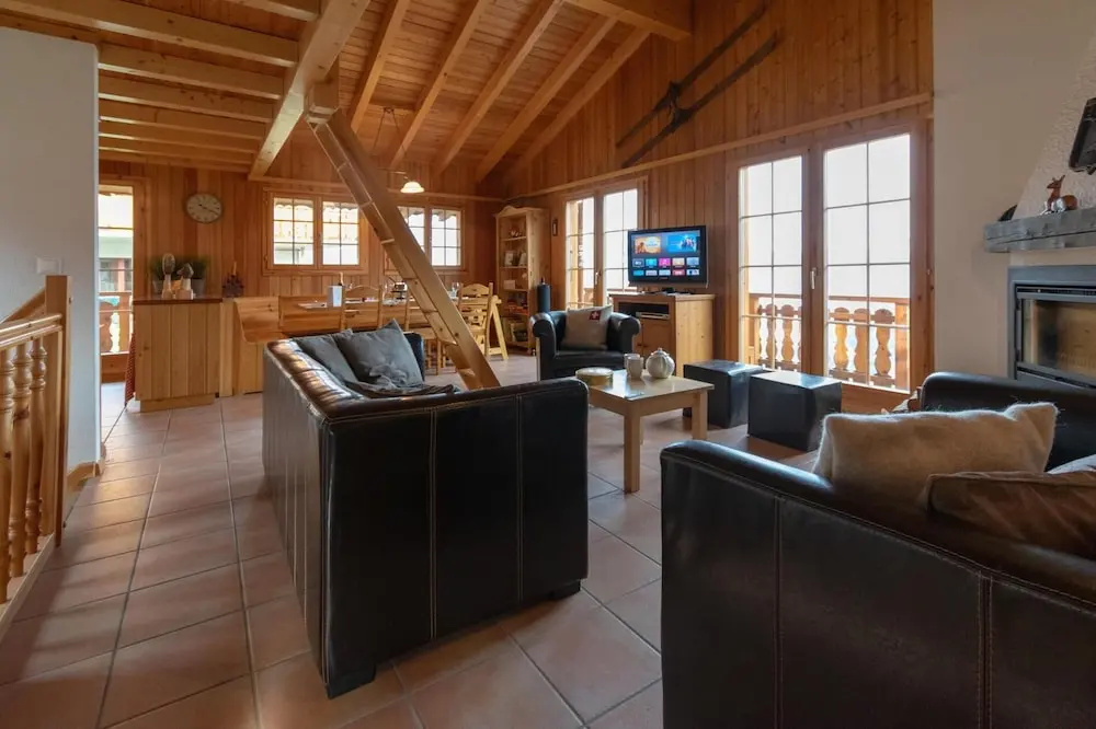 Chalet Belle Vue 10 Pers Fireplace Apple TV