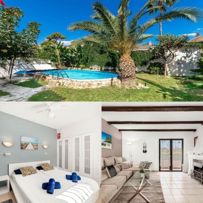 Ferienhaus Costa del Sol , Marbella, mit Meerblick & Pool, 500 m zum Strand