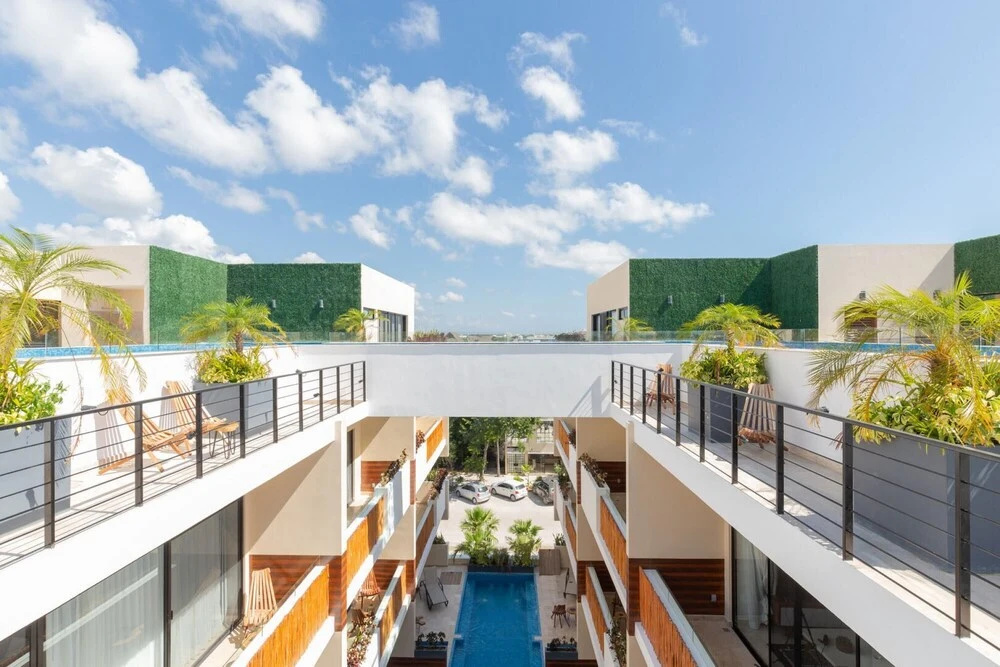 Lovely Apartment Rooftop Pool in Great Terrace Cinema Gym Aldea Zama