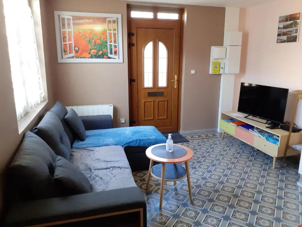 Maison de 2 chambres avec jardin clos et wifi a Saint Blimont
