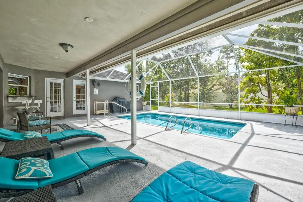 Palm Villa, 4 Bedroom, Private Pool, Screened Lanai, Washer Dryer, Sleeps 7