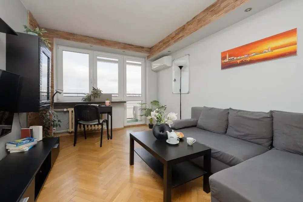 Salezego Apartment with Balcony near PGE Narodowy Warsaw by Noclegi Renters