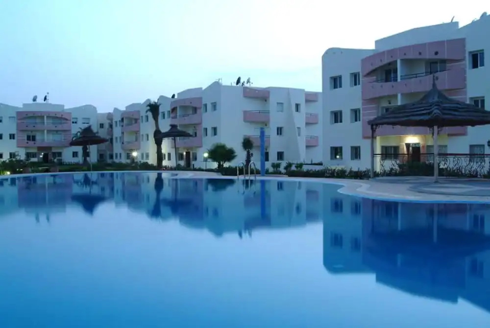 Apartment With one Bedroom in Mohammédia, With Wonderful City View, Shared Pool, Enclosed Garden
