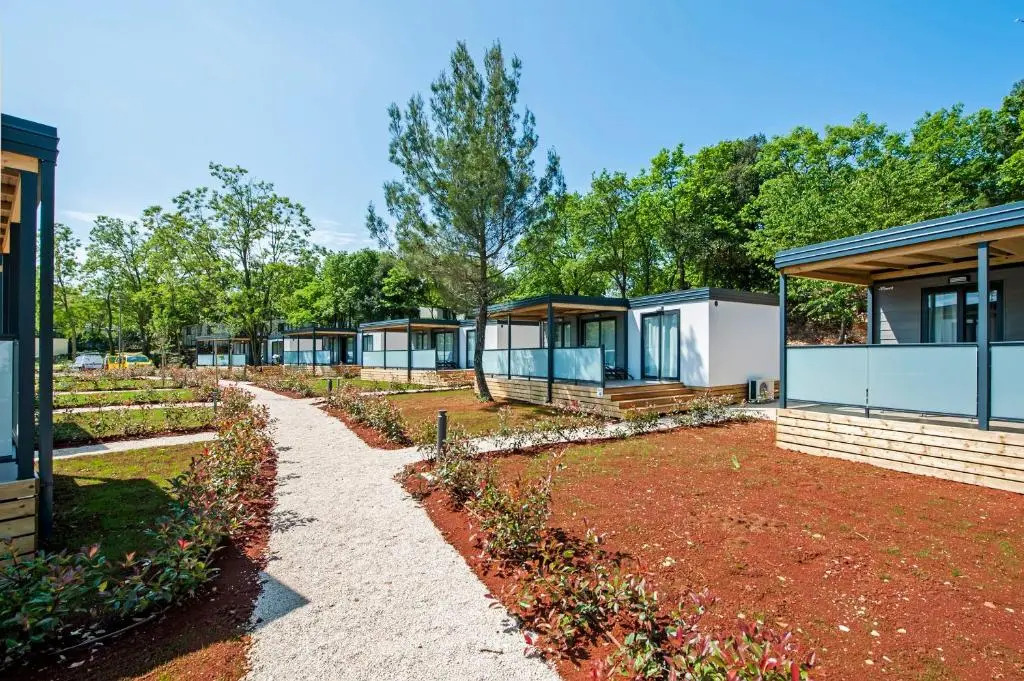 Eurocamp Mobile Homes at FKK Nudist Campsite Solaris