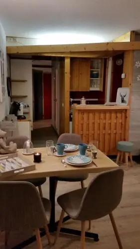 Arc 2000 - appartement ou studio avec balcon et vue