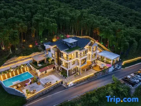 Jingsu, Starry Sky Swimming Pool Bar, Mountain View and River Tracing Parent Child Resort Villa