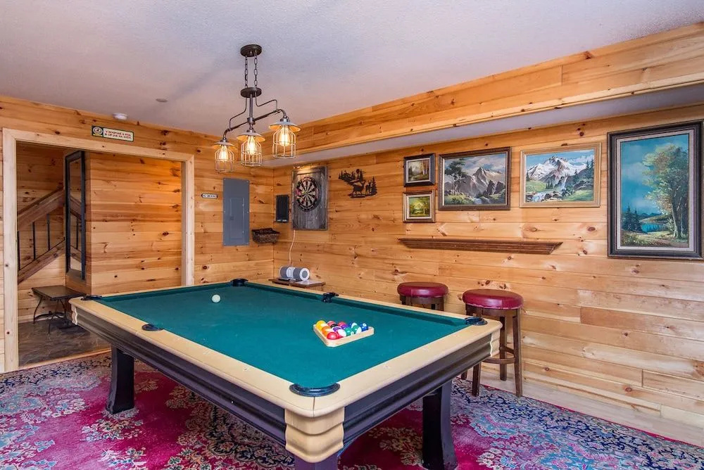 Modern Cedar Log Cabin w Hot Tub by RedAwning