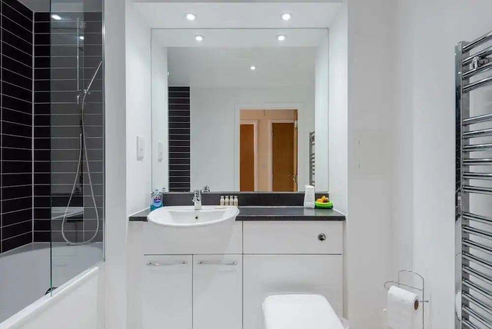 1Br Flat With Balcony And Gym In High Rise Building