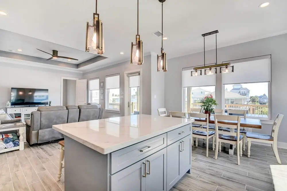 Private Dock and Patio Waterfront Galveston Retreat