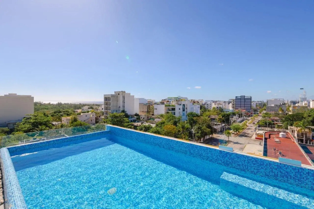 Terrasse Hotel Playa del Carmen