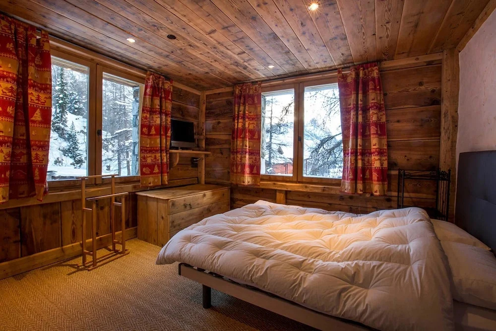 Bosset - Appartement, style chalet. Bien équipé avec cheminée.
