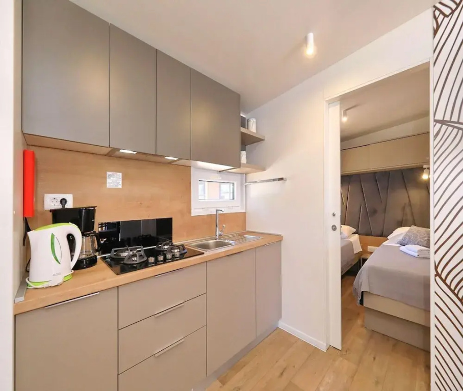 Mobile Homes in Camp Soline at Biograd