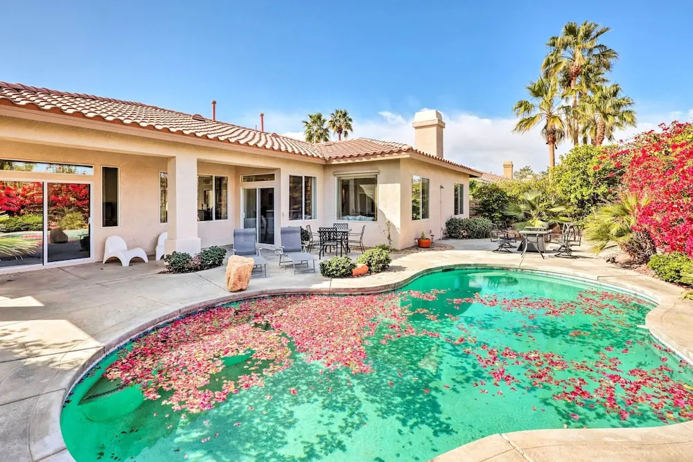 Private Pool and Patio Luxe Palm Desert Retreat