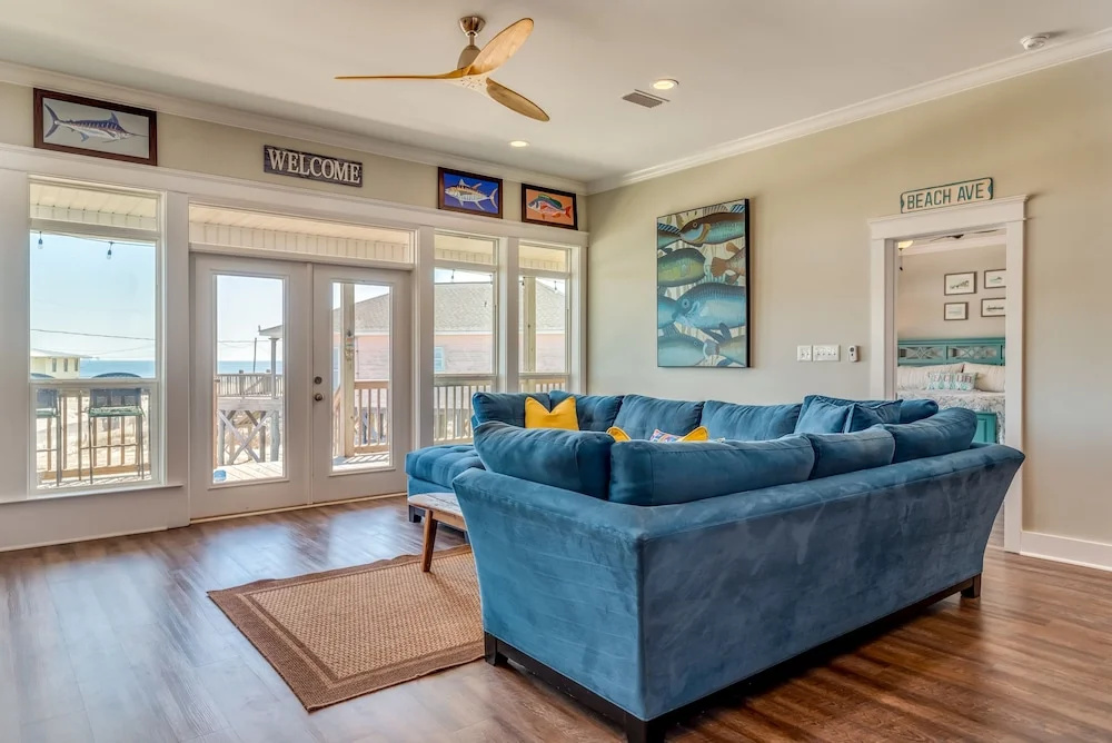 Seabatical - Gulf And Bay Views - Steps To The Water - Enjoy A Family Dinner After A Great Day On The Beach! 3 Bedroom Home by RedAwning