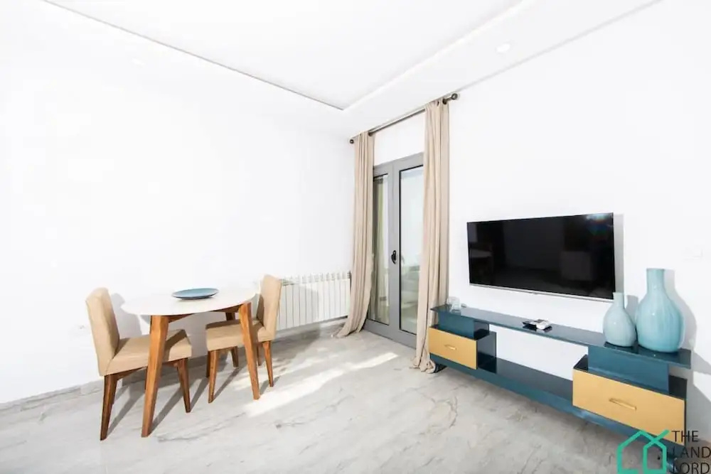 New 1bd With Swimming Pool 5mn to Lac Carthage