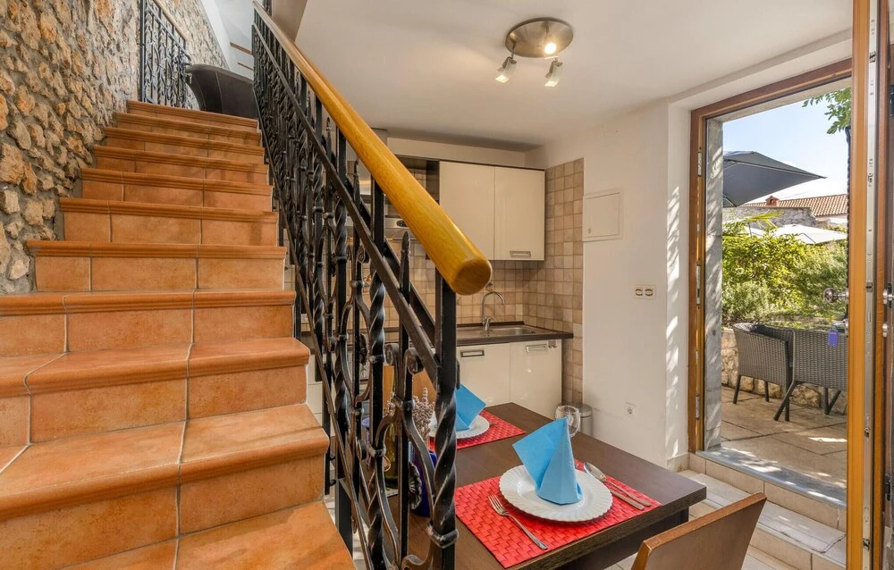 Nice Apartment in Novi Vinodolski With 1 Bedrooms, Wifi and Outdoor Swimming Pool