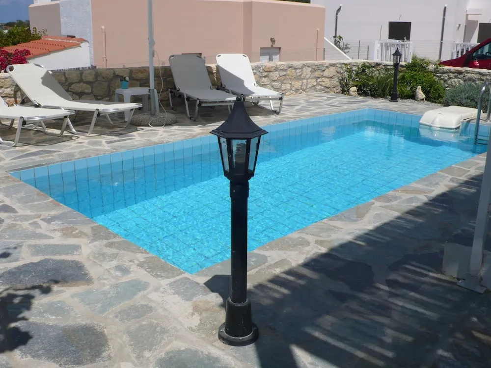 Villa in Loutra with Sea View and Pool