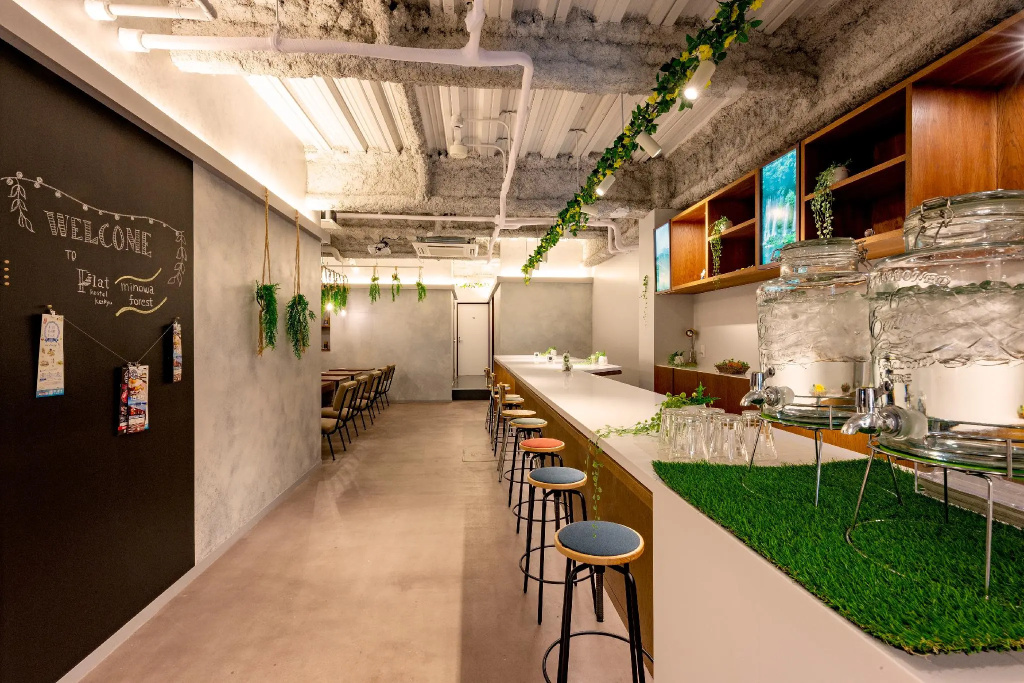 plat hostel keikyu minowa forest