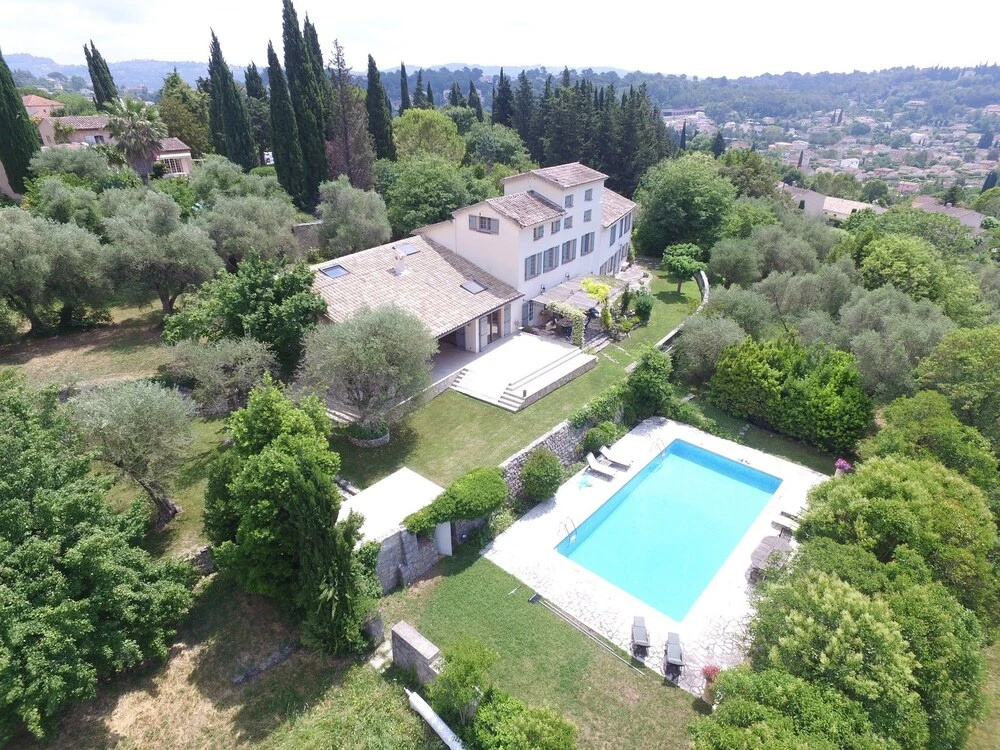 Villa With 5 Bedrooms in Grasse, With Wonderful Mountain View, Private