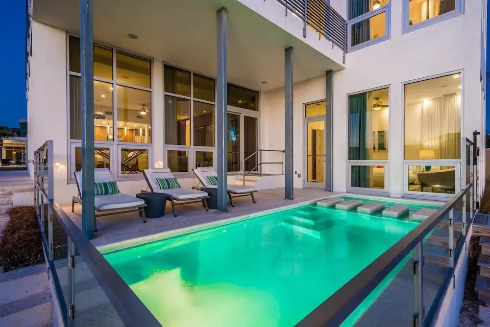 "pinner House" Gulf Front Private Pool + Sitting Spa Seagrove Beach, Fl 5br 4.5bth 5 Bedroom Home by Redawning