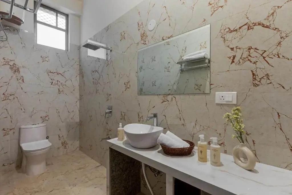 SaffronStays Raaga - luxury 4BR villa with private pool, lawns, gazebos & sweeping Aravalli hill vie