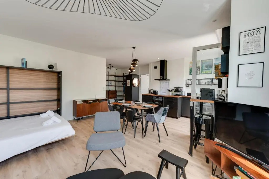 L'Hiba - Appartement 2 pièces pour 4 personnes en plein centre d'Annecy