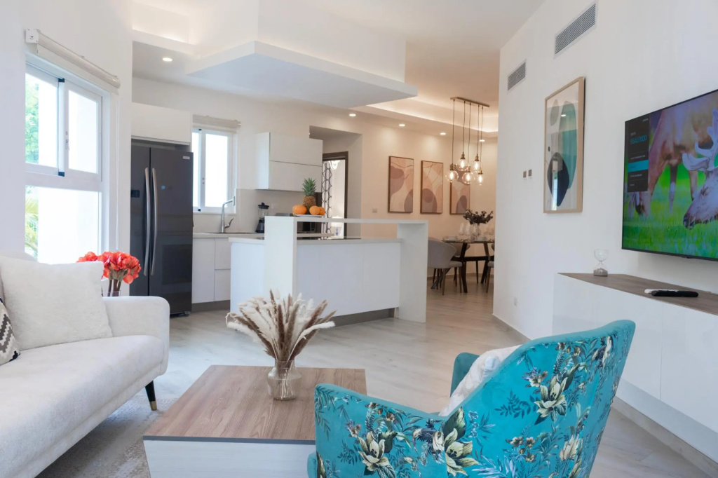 Stylish 3-Bedroom Apartment near the Bavaro Beach