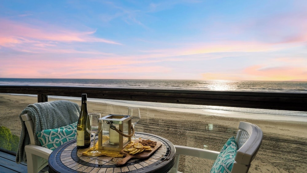 Oceanfront La Selva Beach Home w/ Fireplace, Views & Direct Beach Access Sand Castle by Avantstay