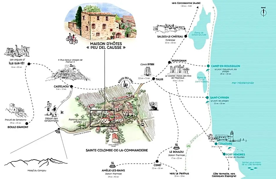 Chambres d'hôtes Peu del Causse SPA
