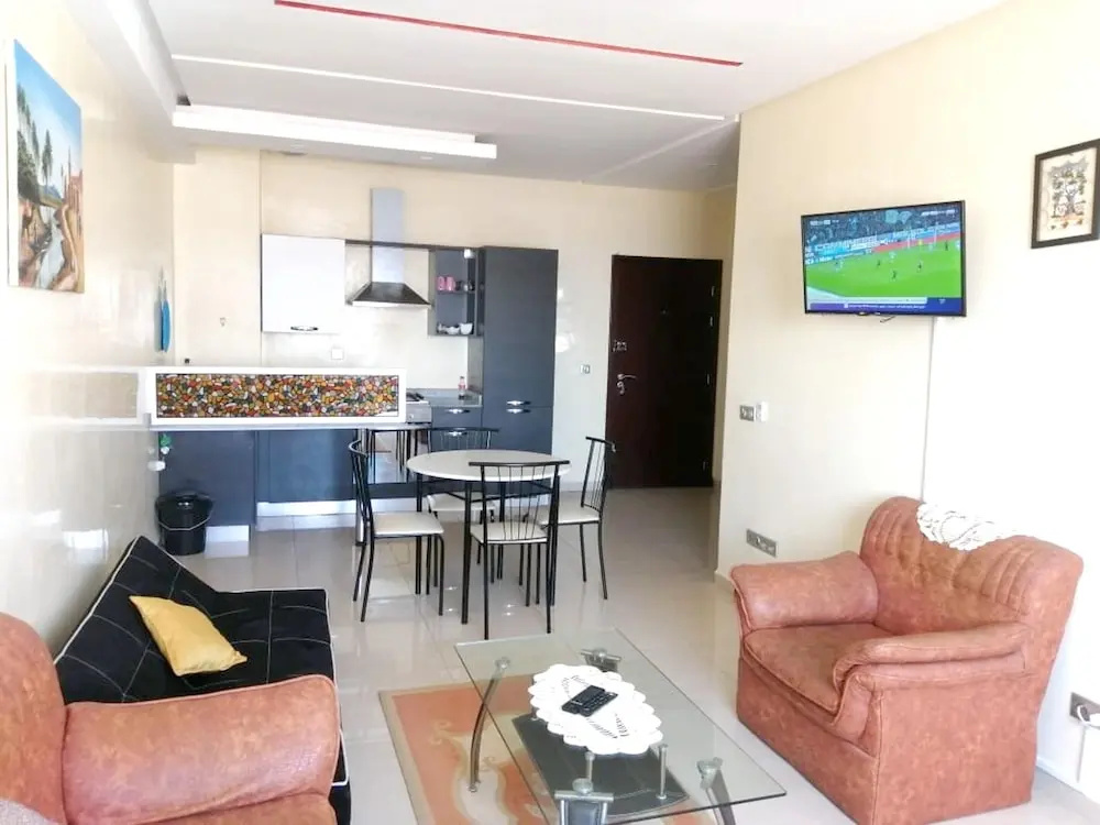 Apartment with One Bedroom in Agadir, with Wonderful Mountain View, Shared Pool, Furnished Garden - 5 Km From the Beach