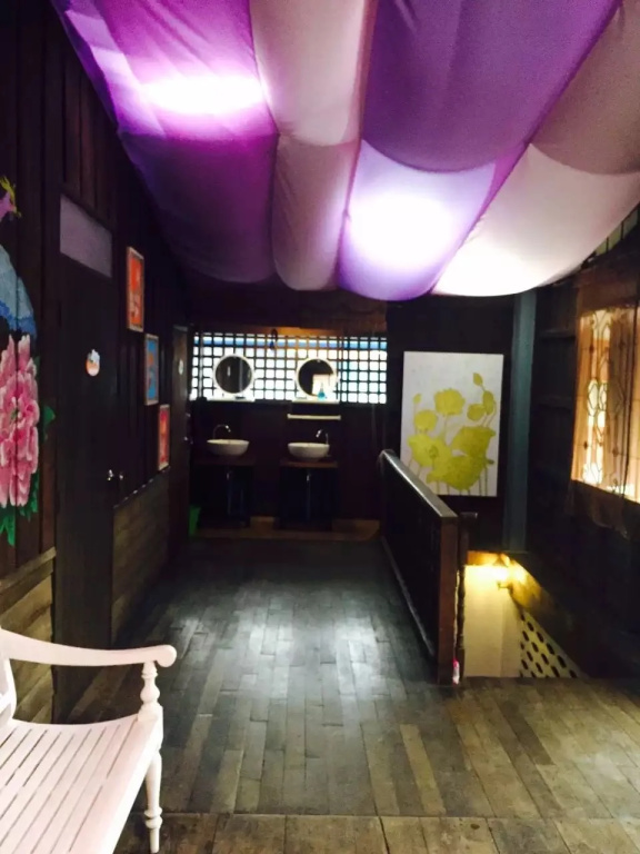 Wooden hostel