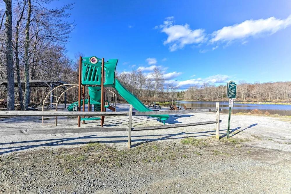 Walk to Big Bass Lake: Family Home w/ Deck!
