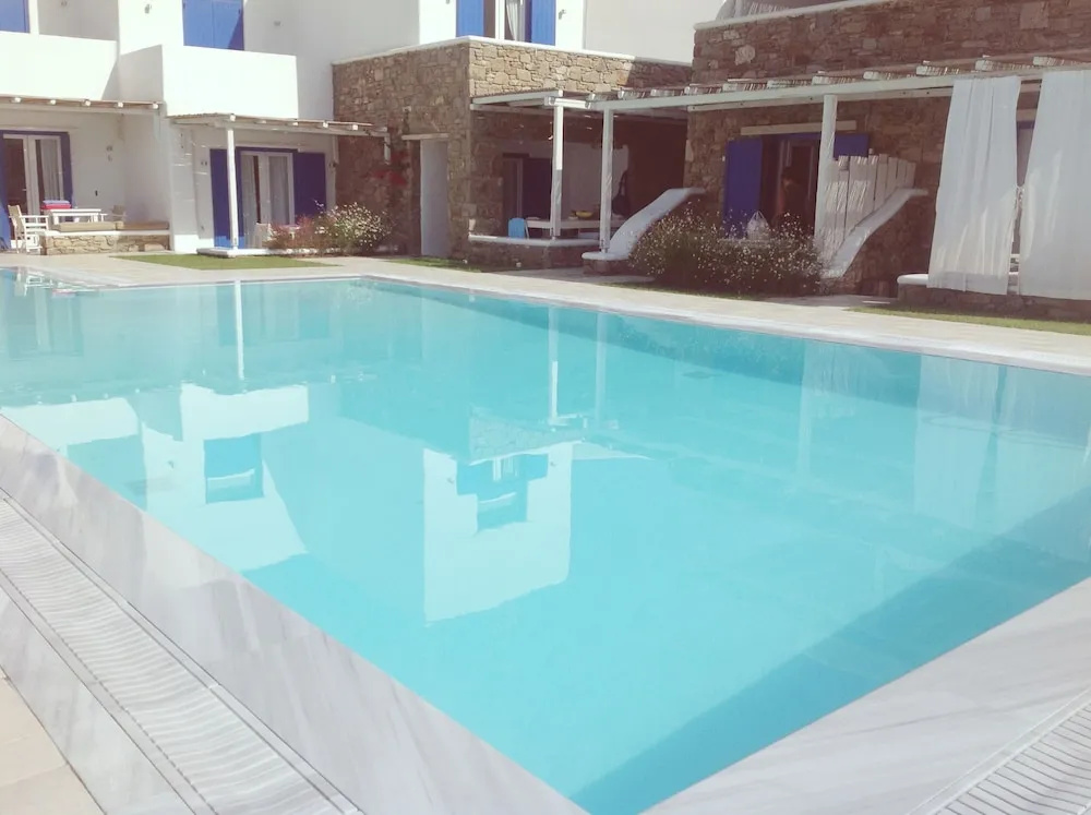 Blue and White Suites