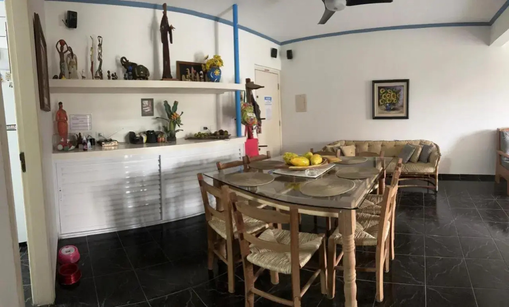 Apartamento na praia grande 350 m da praia ATE 08 PES
