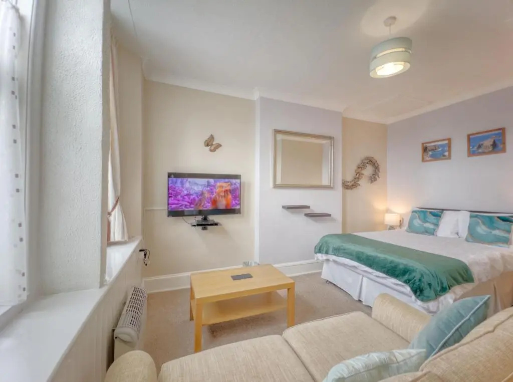 Apartment 4 - Large studio - Sea Front location - Rear views-Free Parking