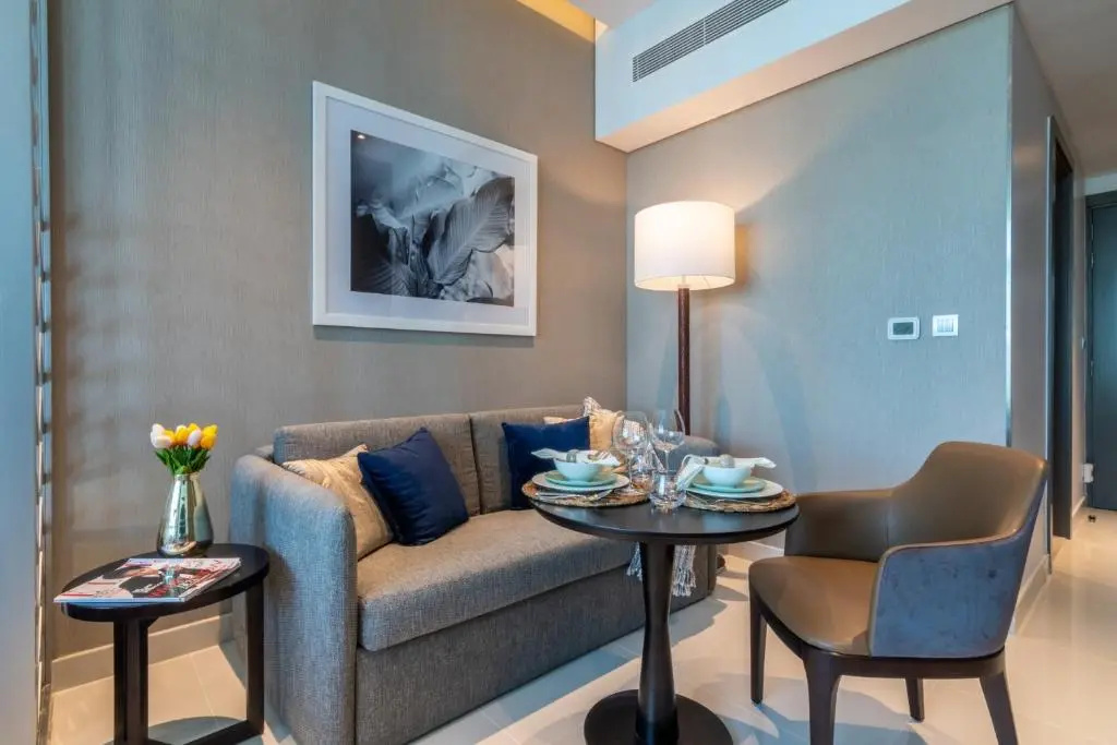 White Sage - Designer Studio with Canal View & Largest Balcony