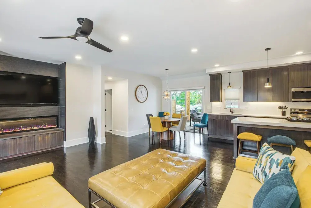 Stylish & Modern Lenexa Haven w/ Fire Pit & Deck!
