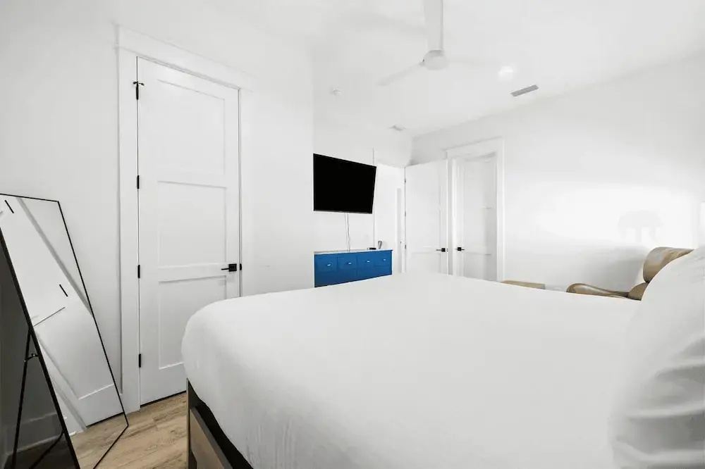 Sleeps 34! 2 Homes, Private Pools, Firepit, Golf Cart, Walk to Beach Seagrove San Juan by Avantstay