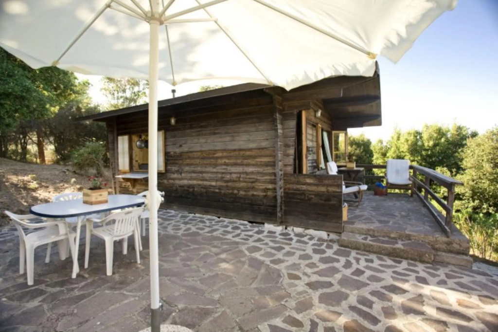 Seccione Chalet 1 Finnish pine cottage with outdoor area overlooking the sea-CHALET SECCIONE 1
