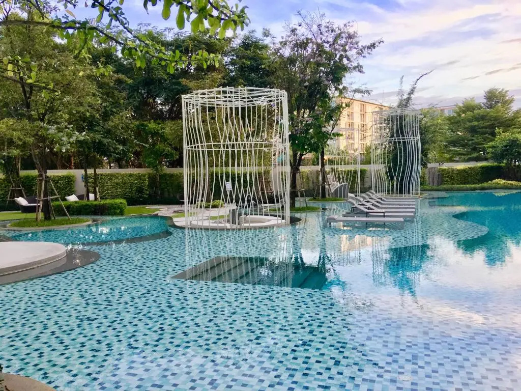 Summer Huahin Condo108,2 Bedroom,Near Beach&Cicada,Garden view,Amazing Swimming pool