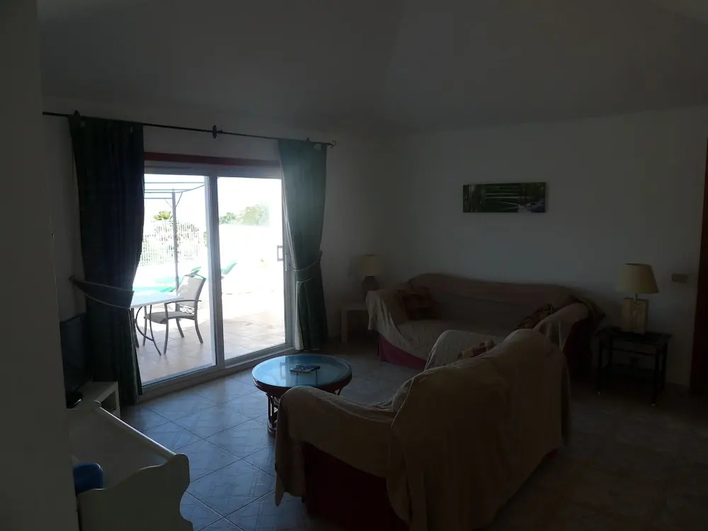 Pool side 2 Bed link Villa with Free WiFi. Superb Golf, Sea & mountain views.