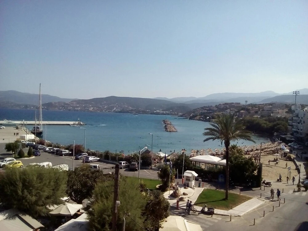 Apartment With one Room in Ag. Nikolaos, With Wonderful sea View, Furnished Terrace and Wifi