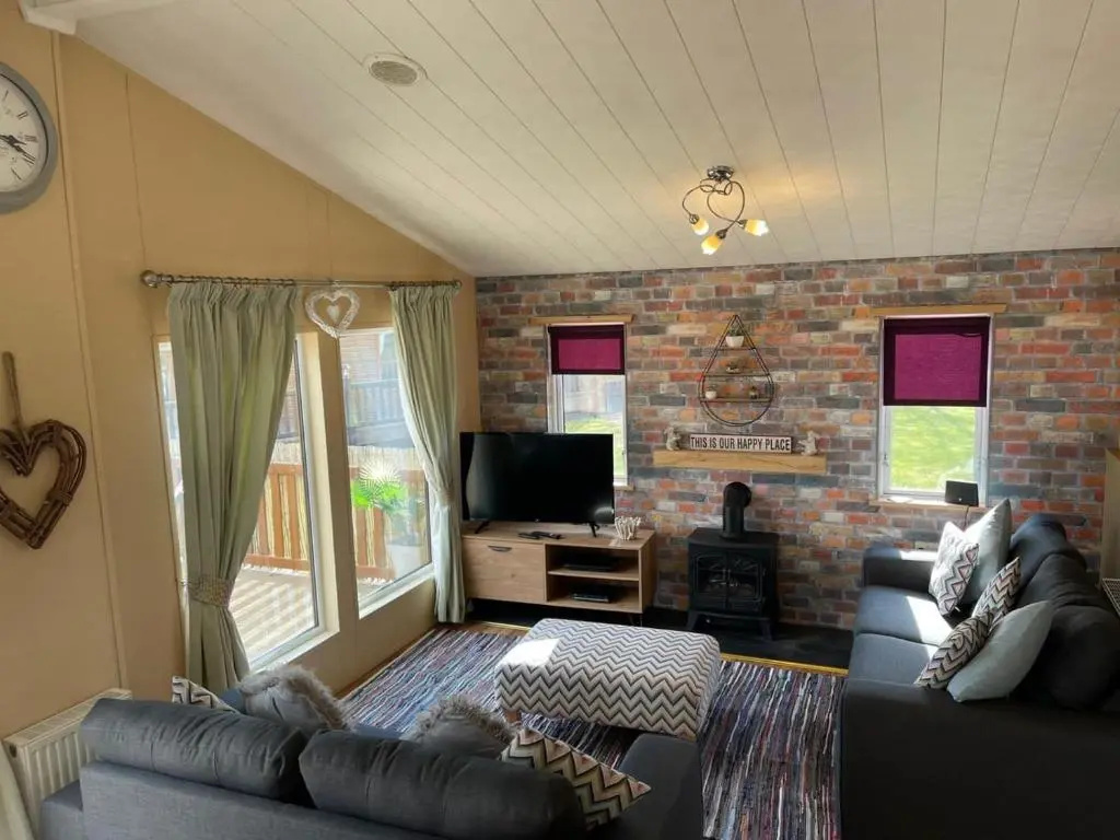 Luxury Lakeside Lodge L1 with hot tub situated at Tattershall Lakes Country Park